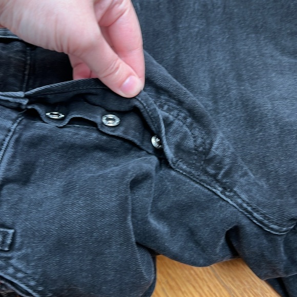 Mango mng mar jeans washed black denim color sz 14 - Picture 2 of 3